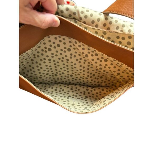 Relic Women's Multi-Color Striped Faux Leather Crossbody Bag With Polka Dot Inte - Picture 6 of 15